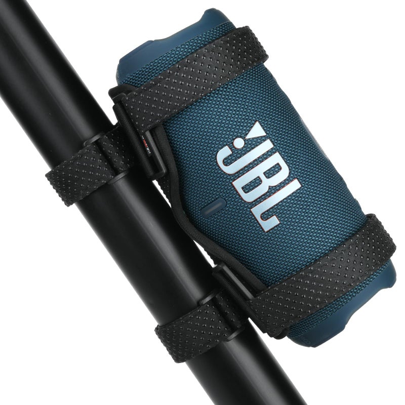 TXEsign Portable Speaker Mount for Bike/Golf Cart/Boat Railing, Adjustable Strap Bike Speaker Holder Attachment for JBL Charge 5/Charge 6/Flip 5/Flip 6/Flip 7/Beats Pill - Image 1