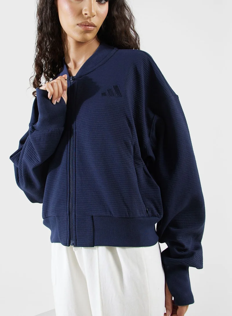 Adidas All Szn Ribbed Track Jacket
