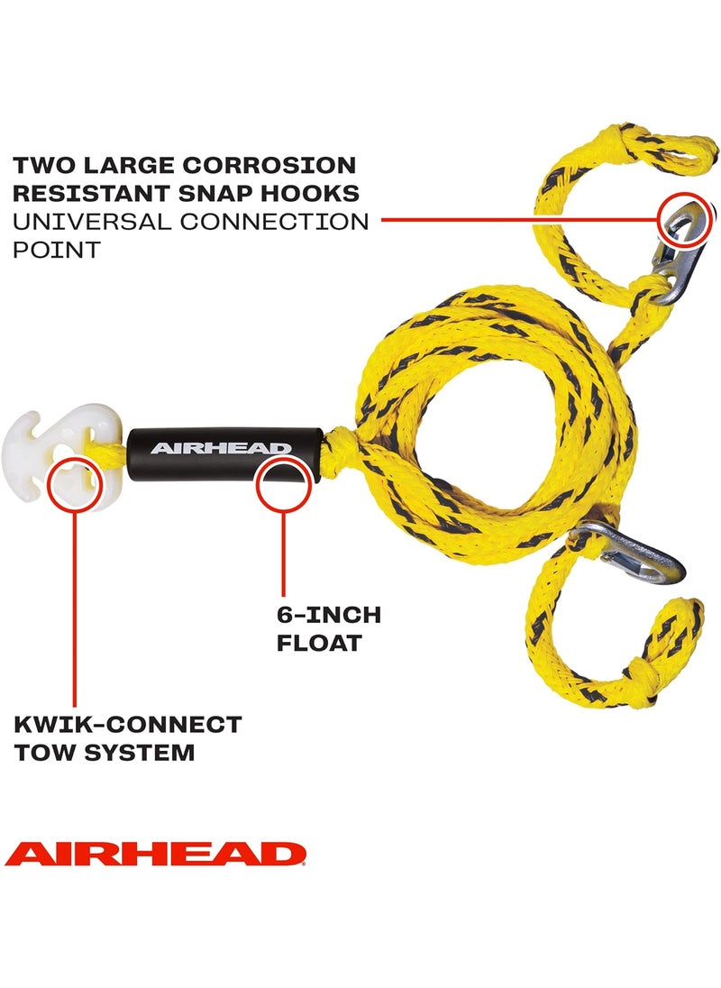 Airhead Airhead Heavy Duty Tow Harness for 14 Rider Towable Tubes Water Skis Wakesurf Boards and Wakeboards 16Feet  - Image 3