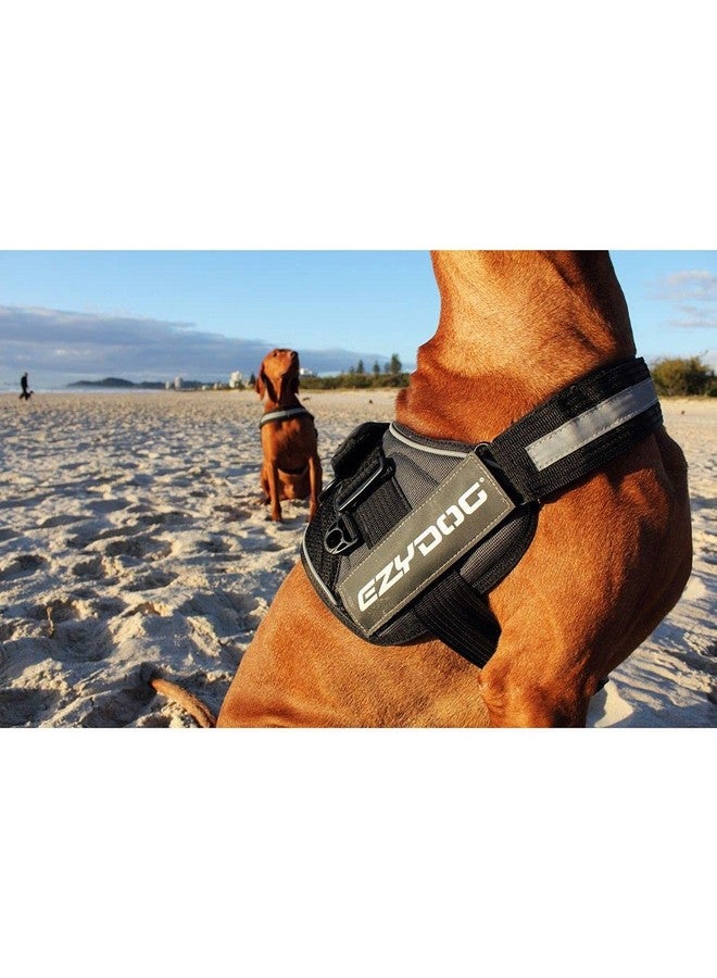 إيزي دوج حزام كلاب EzyDog Convert - حزام متين جاهز للمشي والتنزه في الهواء الطلق مع حواف عاكسة ونقاط تثبيت شارة ومقبض مرور وبطانة مريحة (متوسط، أخضر مموه) - Image 5