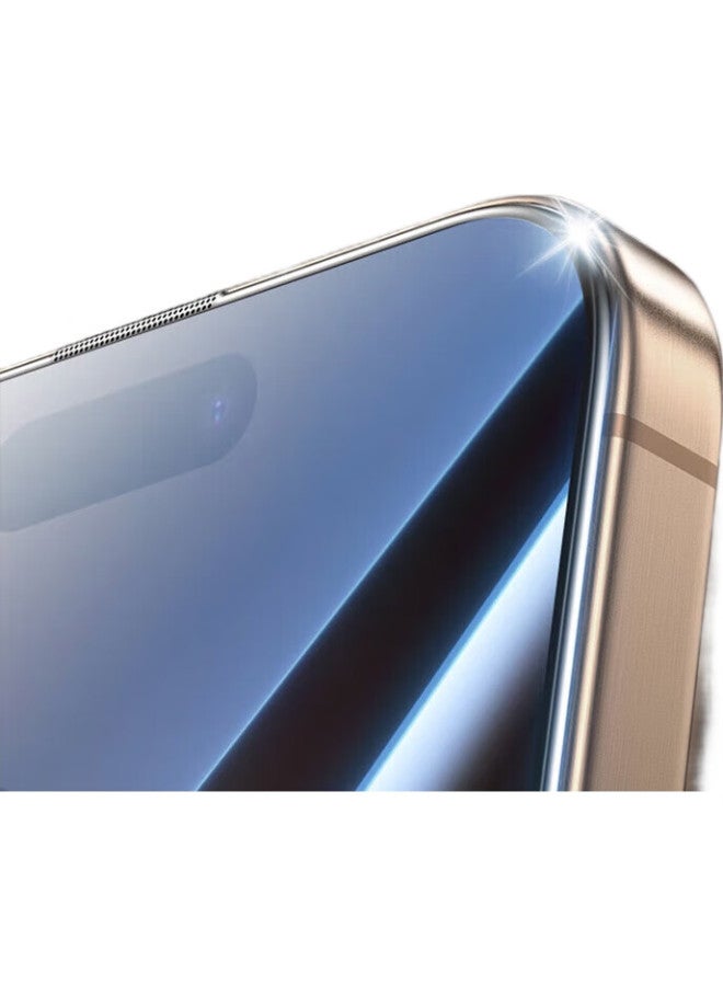 Koolife [Two Pieces] Compatible With Apple 16 Pro Tempered Glass Screen Protector, Iphone 16 Pro Phone Film Protective Cover, Full Screen Coverage, Glass Anti-Dust, Shockproof, High-Definition, Ultra-Thin - Image 2