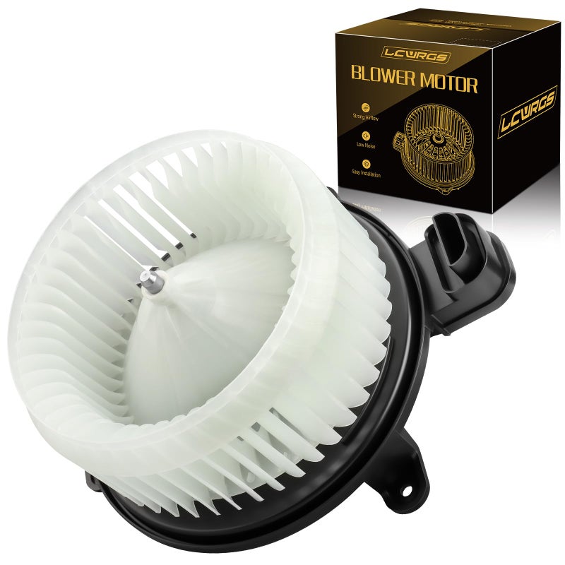 Front AC Blower Motor with Brushless Motor Fits for Toyota Sienna Sequoia 2008 2009 2010 2011 2012 2013 2014 2015 2016 2017 HVAC Heater Blower Motor Fan Replaces 700298 871030C051 75050
