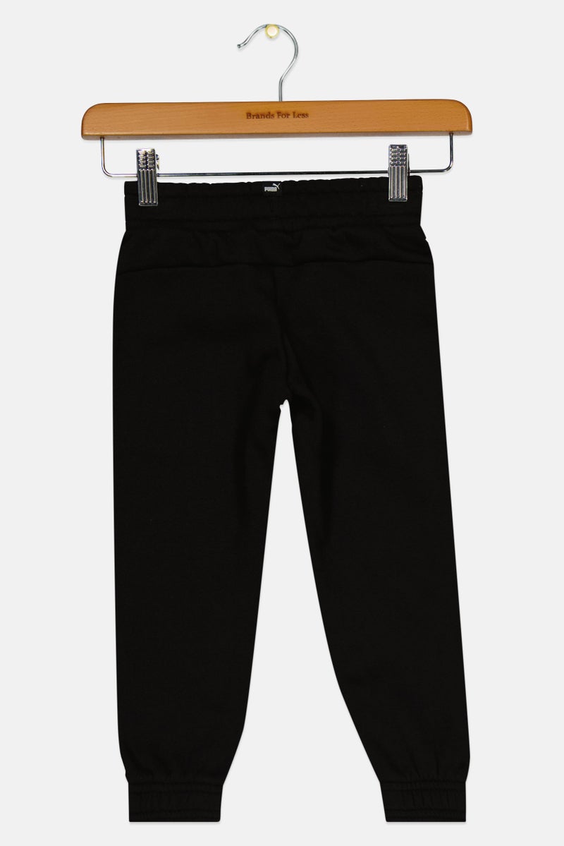 PUMA Toddlers Boy Brand Logo Outdoor Sweatpants, Black - Image 2