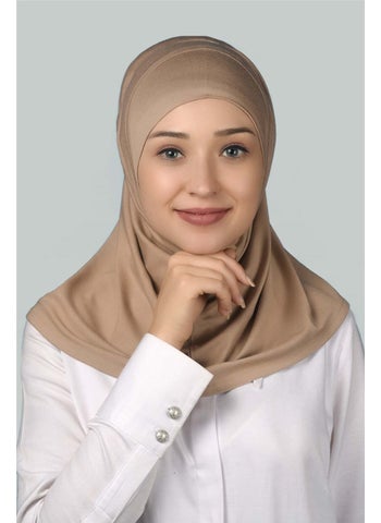 Ready-made Hijab Practical Scarf Hijab Hijab - Prayer Cover - Dark Beige - pzsku/Z86E57F570240DFFFDE62Z/45/_/1725790778/ea992e1e-2ac2-48ed-b685-01d72e49ae94