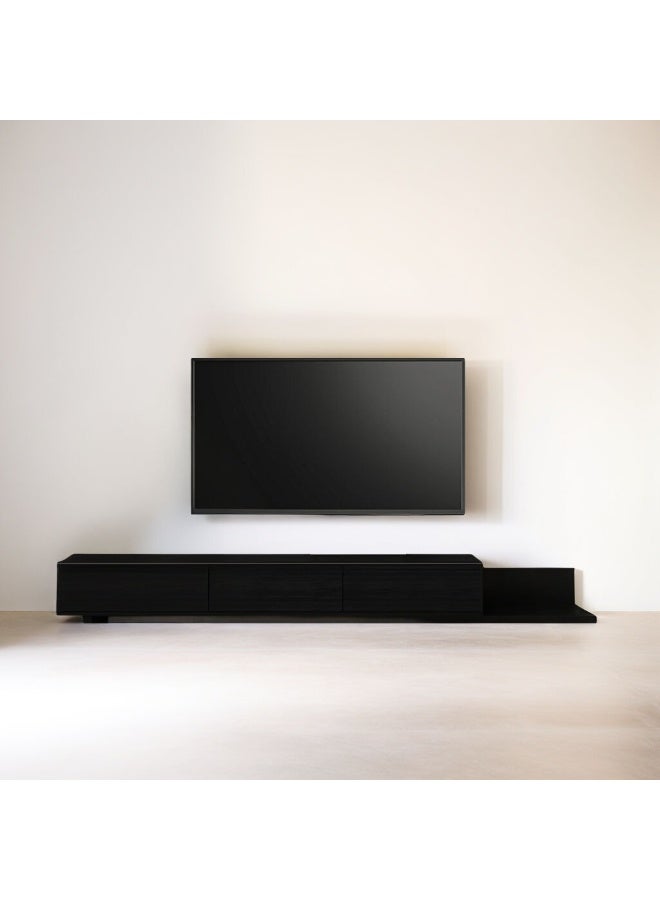 Baytonia Mural TV Table - Black - Image 3