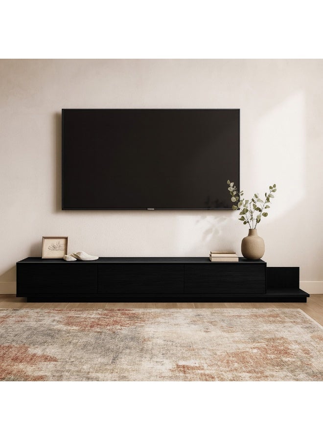 Baytonia Mural TV Table - Black - Image 1