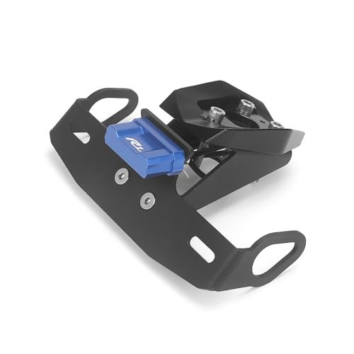 GZDLMoto License Plate Holder, Tail Tidy For YAMAHA YZF R1 R1-M 2015-2025/ R1-S 2016-2025, Fender Eliminator with LED License Plate Lights and Turn Signal Mounting Holes (Black - Blue label) - Image 5