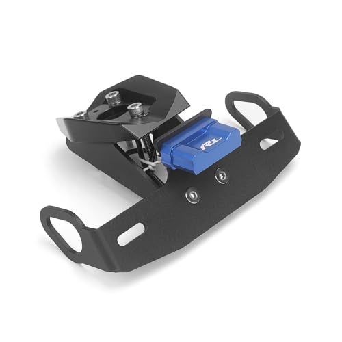 GZDLMoto License Plate Holder, Tail Tidy For YAMAHA YZF R1 R1-M 2015-2025/ R1-S 2016-2025, Fender Eliminator with LED License Plate Lights and Turn Signal Mounting Holes (Black - Blue label) - Image 1