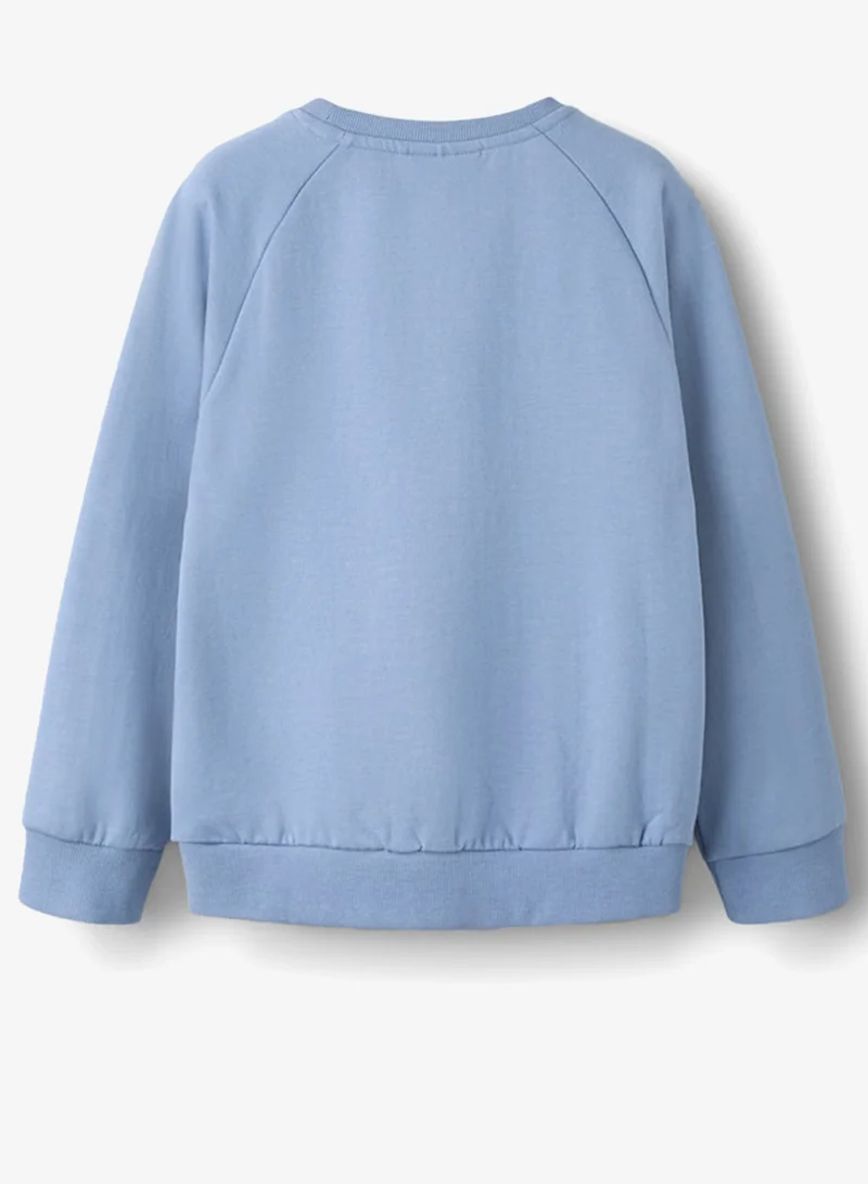 نيم ات سويت شيرت أطفال بياقة مستديرة بطبعة جرافيك