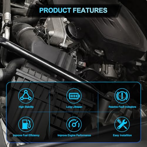 Partselect Set of 4 Oxygen O2 Sensor Upstream Downstream Replacement for Chevy Silverado Tahoe Suburban 20152018 for GMC Yukon XL 1518 53L 62L for Sierra 1500 Pls disregard the box product text - Image 3