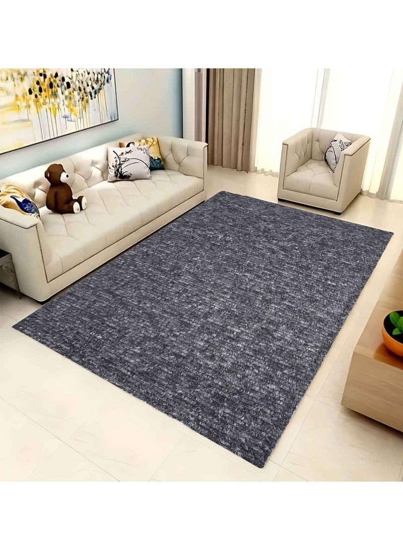 HERITAGE -WOOL RUG-- 200X300 CMS-CHARCOAL - Image 1