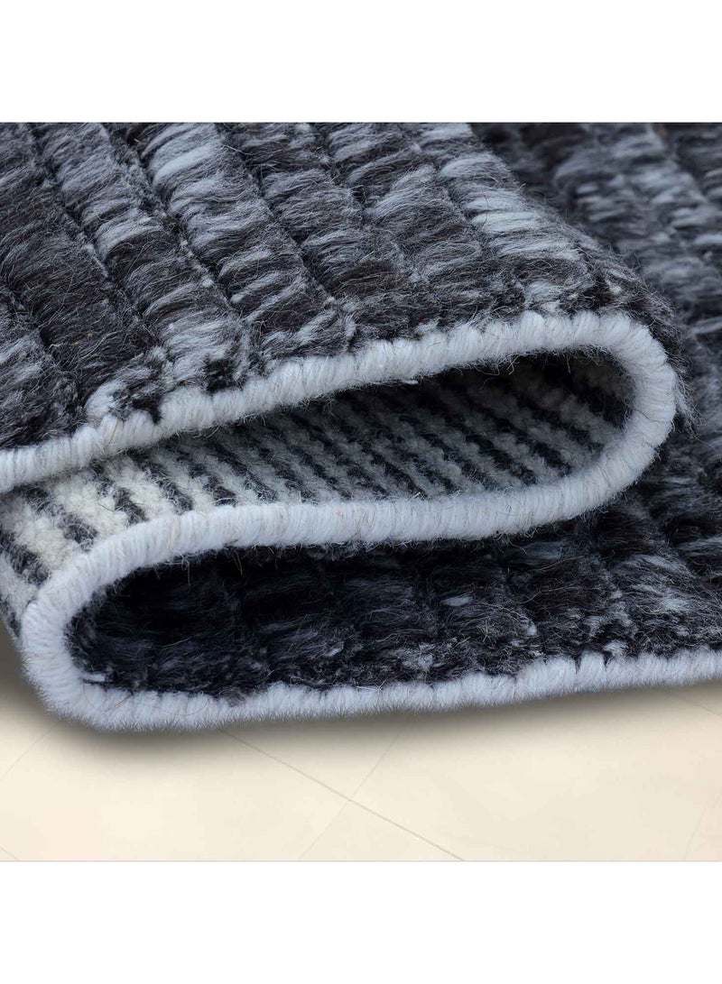 HERITAGE -WOOL RUG-- 200X300 CMS-CHARCOAL - Image 3