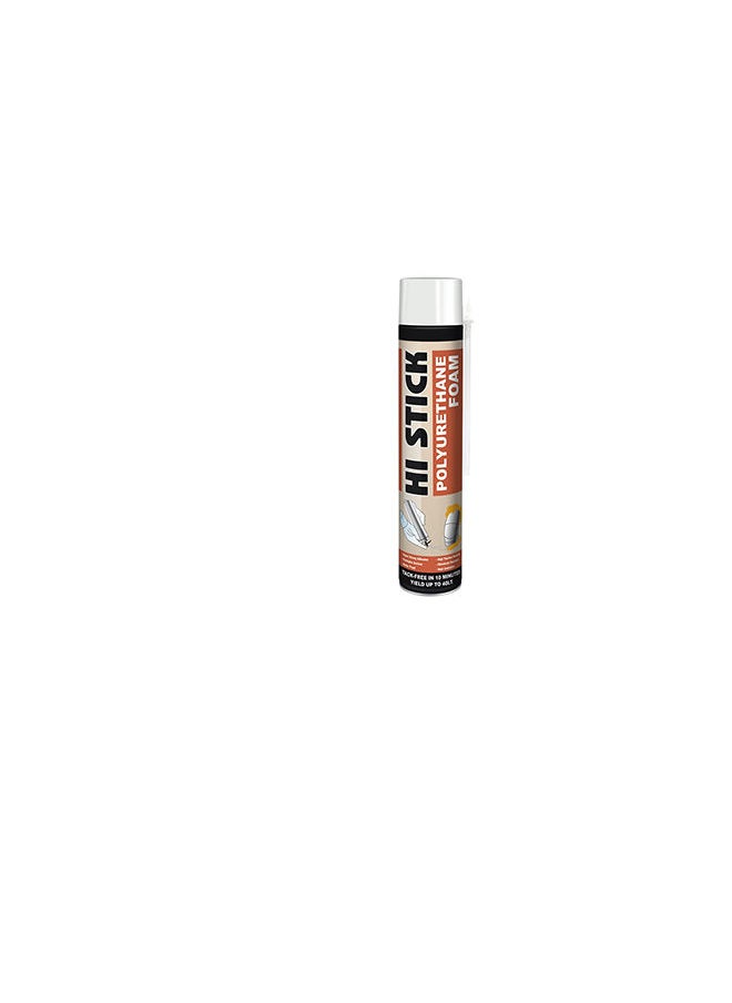 HI STICK Hi Stick Polyurethane PU Insulating Foam Sealant for Door Furniture Ceiling Gypsum Spaces Crevices, 750ml 