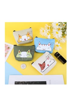 Oasisgalore 4 Pack Canvas Coin Purse Coin Bag Zipper Change Pouch Small Wallet Wallet for Gift  - Image 2
