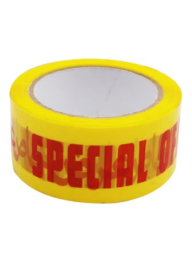 Special Offer Tape Yellow/Red 2 inch 1 x 6 Pieces - Image 1