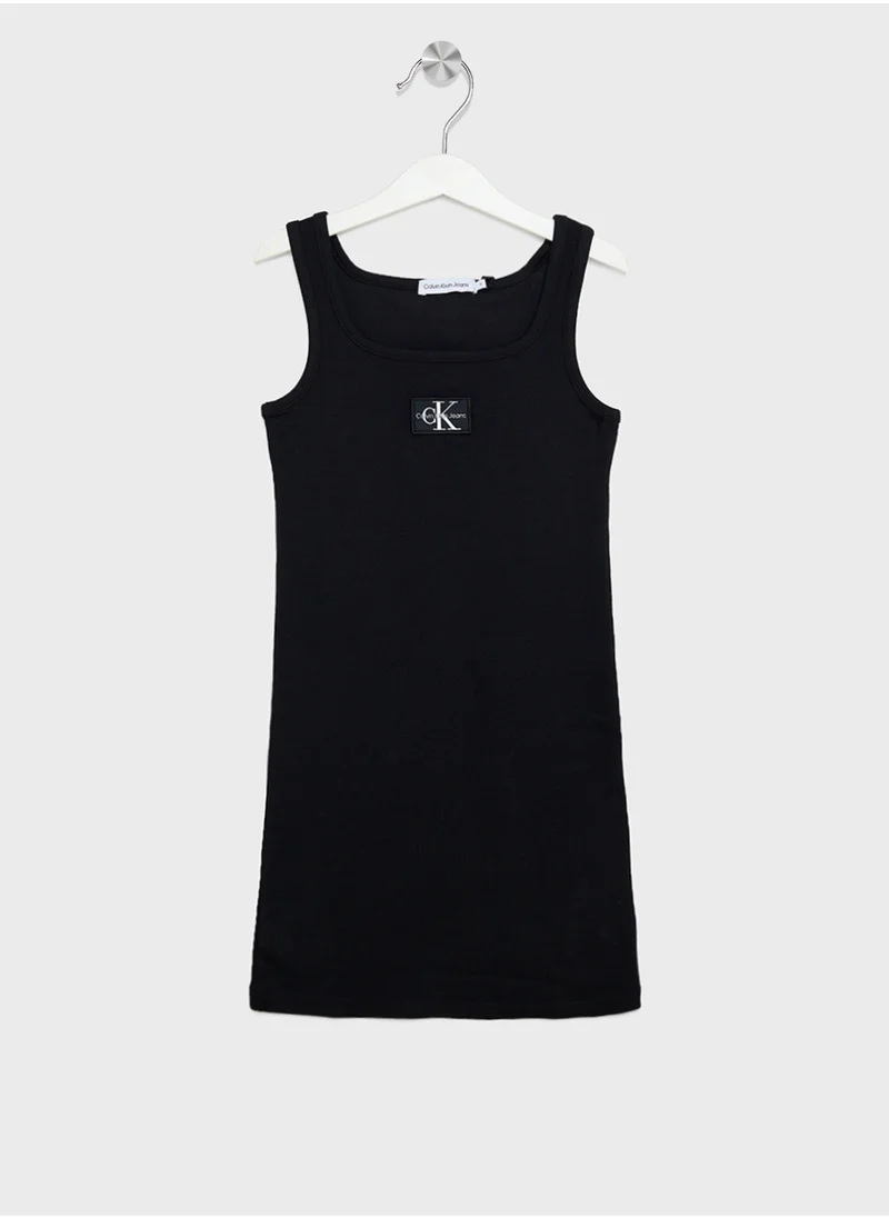 Calvin Klein Jeans Youth Logo Tank Dress