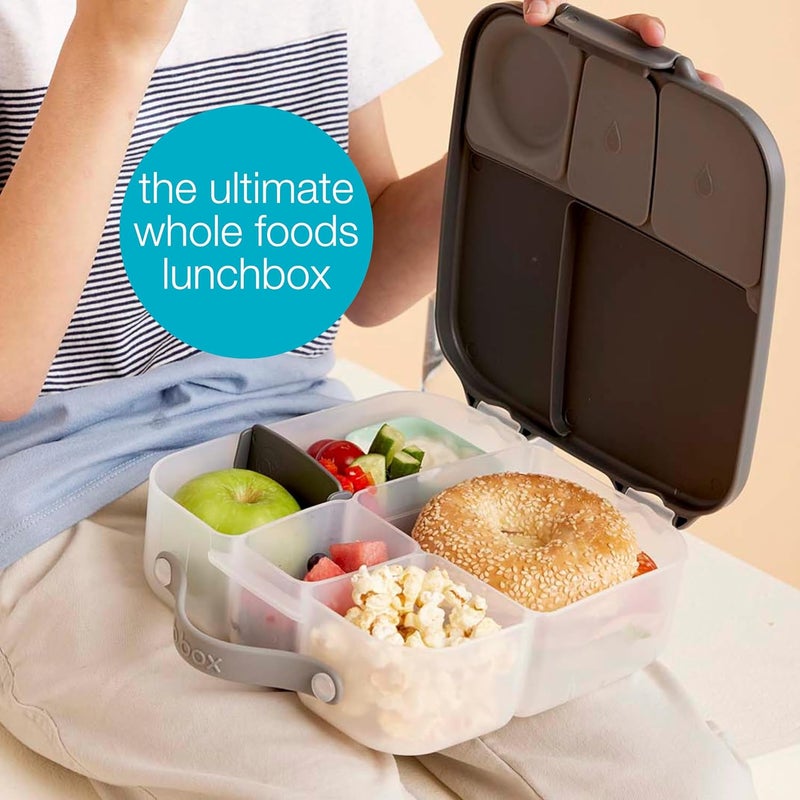 b.box Jumbo Bento Lunch Box for Kids - 4 Compartment Leak-Proof Design with Gel Cold Pack - Image 2