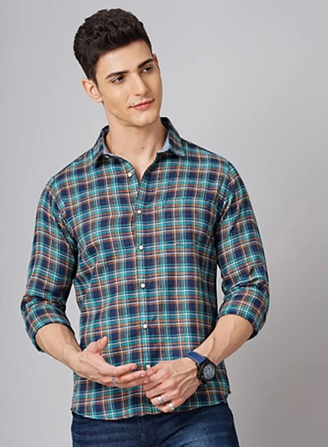 Take Two Men Regular Fit Checkered Casual Shirt By HardSoda