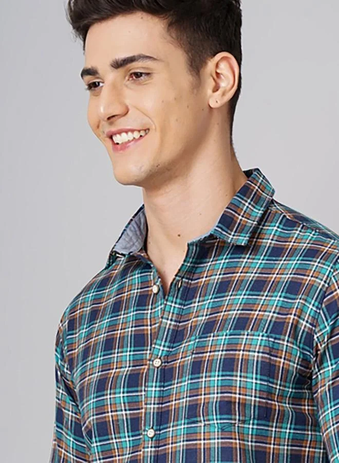 Take Two Men Regular Fit Checkered Casual Shirt By HardSoda