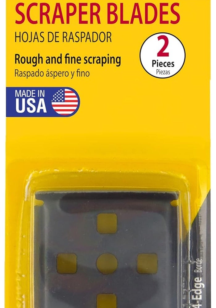 Allway 4-Edge Steel Scraper Blade, 1-1/2 Inch, 2-Pack - Image 4
