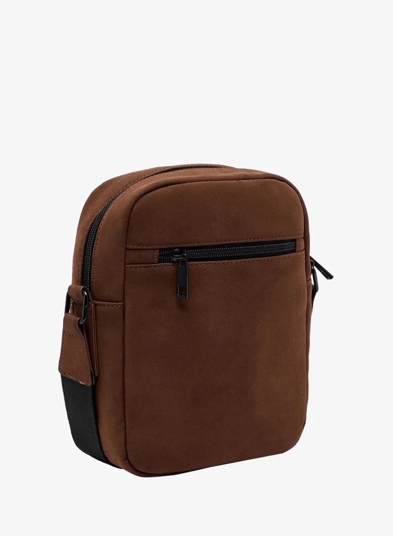 Duchini BROWN Men Adjustable Strap Crossbody Bag for Men | Best Price UAE