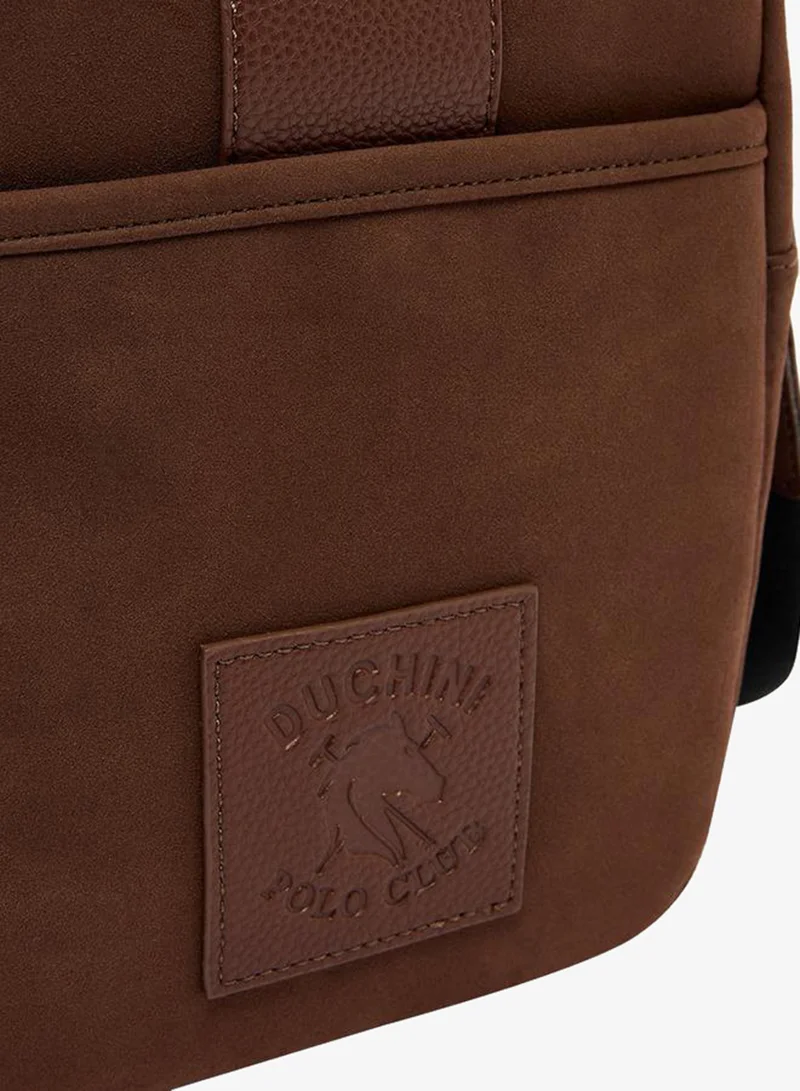 Duchini BROWN Men Adjustable Strap Crossbody Bag for Men | Best Price UAE