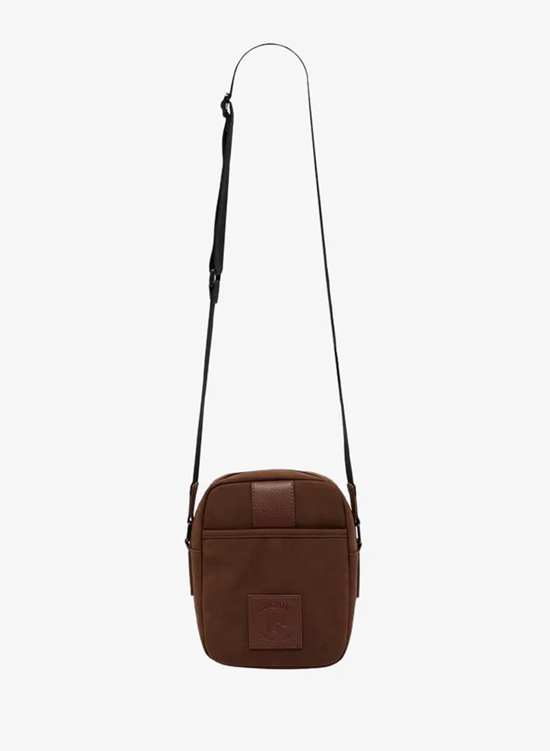 Duchini BROWN Men Adjustable Strap Crossbody Bag for Men | Best Price UAE