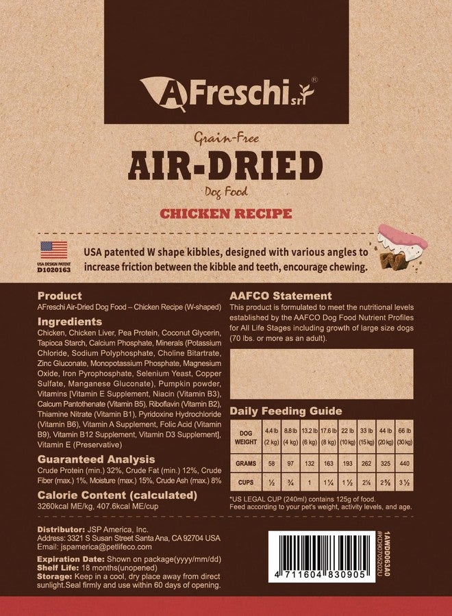 A Freschi srl Air-Dried Puppy & Adult Dog Food - Real Chicken Recipe | Grain-Free | High-Protein for Toy, Small & Large Breeds | Ideal for Picky Eaters, 1 lb Starter Bag - Image 2