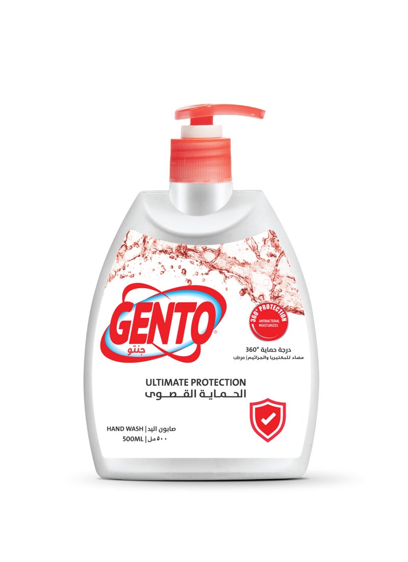 GENTO Hand Wash Ultimate Protection Red 500ml