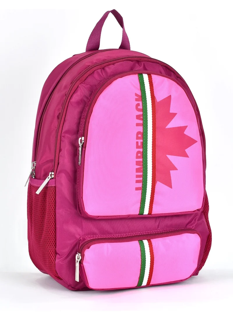 LUMBERJACK School Backpack Unisex Multi Compartment Casual Travel Backpack LMCAN24012-14