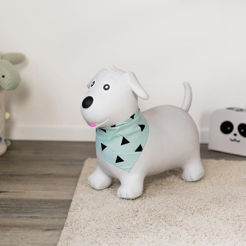 Kindsgut Bouncy Animal Hopper Dog for Children, Designed in Germany, Playful and Modern Colors, air Pump Included, Indoors and Outdoors - Image 3