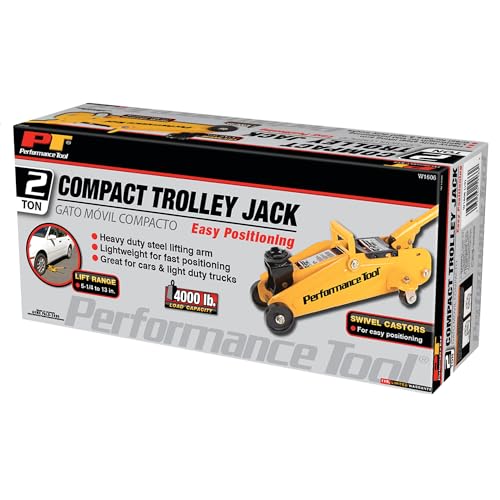 Performance Tool W1606 2 Ton (4,000 lbs.) Capacity Compact Trolley Jack - Image 5