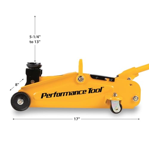 Performance Tool W1606 2 Ton (4,000 lbs.) Capacity Compact Trolley Jack - Image 3