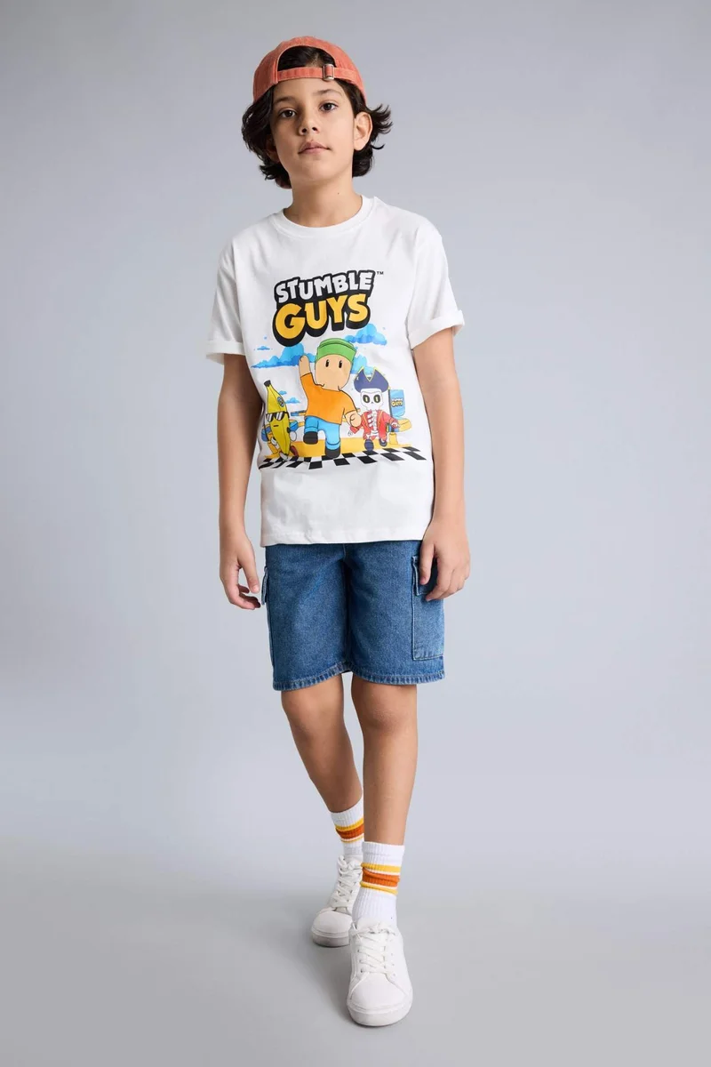 ديفاكتو Boy New Regular Fit Short Sleeve T-Shirt