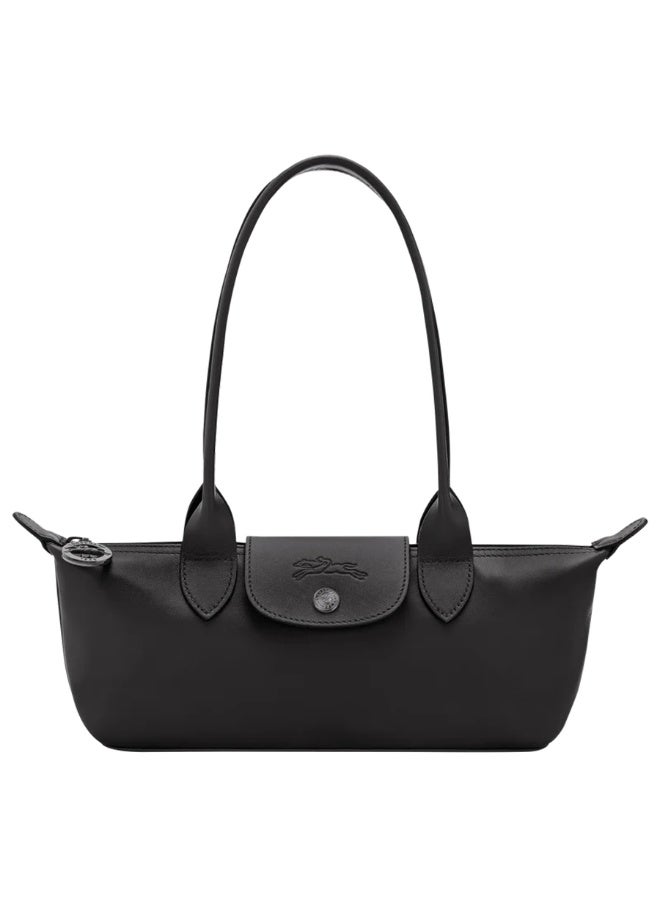 Longchamp Minimalist Long-Handle Dumpling Shoulder Bag, Black - Image 1