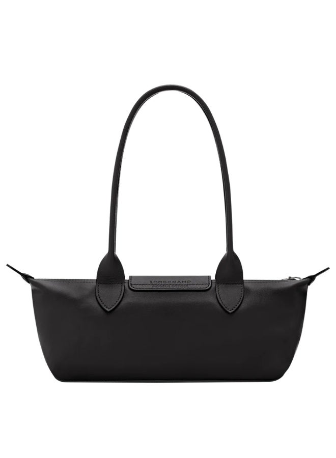 Longchamp Minimalist Long-Handle Dumpling Shoulder Bag, Black - Image 5