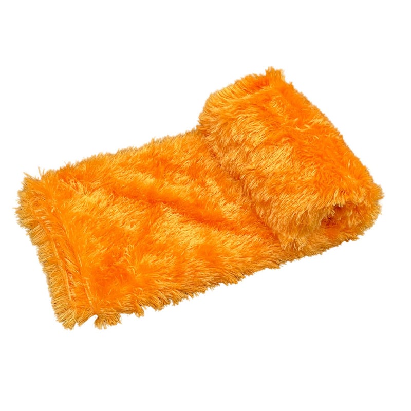 frilt 1/2 Meter Super Soft Fur Fabric for Photoshoot, Soft Toys, Costume, Decoration and Dress Making (Breadth 38 Inch and Length 32 Inch) (Brown) - Image 1