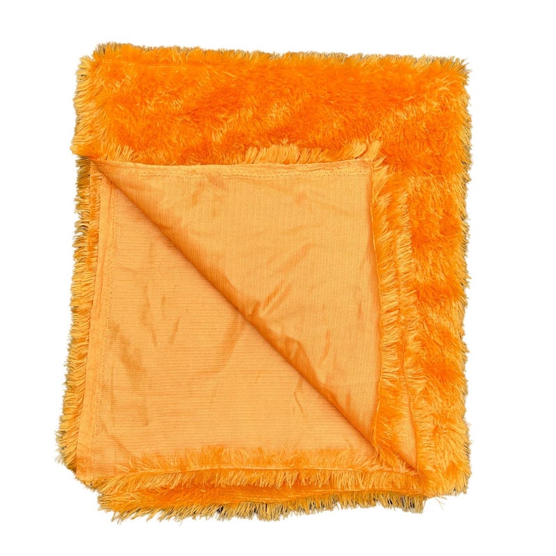 frilt 1/2 Meter Super Soft Fur Fabric for Photoshoot, Soft Toys, Costume, Decoration and Dress Making (Breadth 38 Inch and Length 32 Inch) (Brown) - Image 2