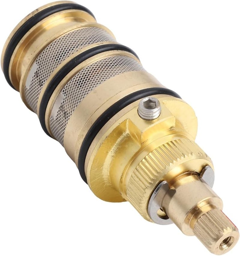 H 1 Valve Core Thermostatic Cartridge Brass Replacement For Bath Mixer Shower Repair Kit - Image 1