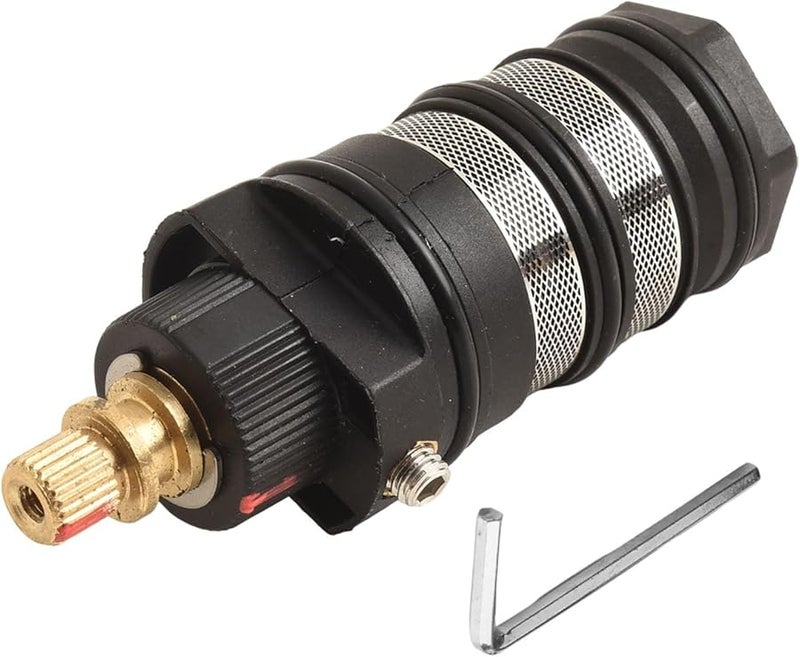 H 1 Valve Core Thermostatic Cartridge Brass Replacement For Bath Mixer Shower Repair Kit - Image 4