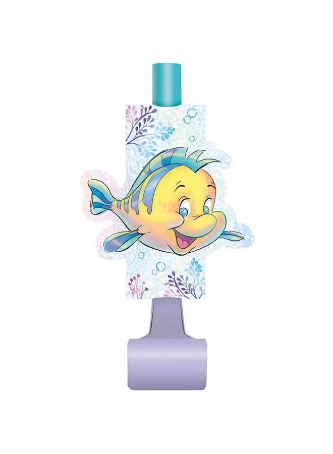 Unique Little Mermaid Flounder Party Blowouts ; 5.88" X 2" ; 8 Pcs - Image 1