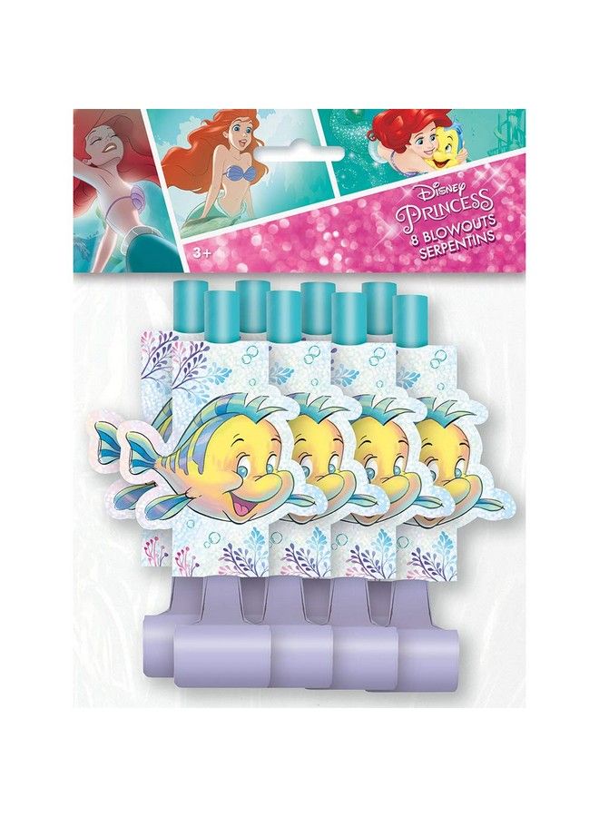Unique Little Mermaid Flounder Party Blowouts ; 5.88" X 2" ; 8 Pcs - Image 3