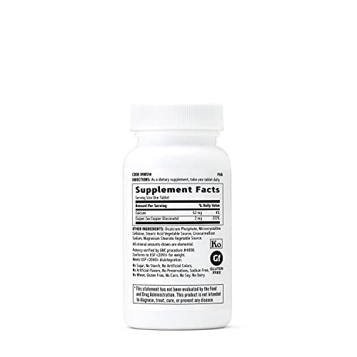 GNC Copper 2mg, Important for Iron Absorption, 100 Count - Image 2