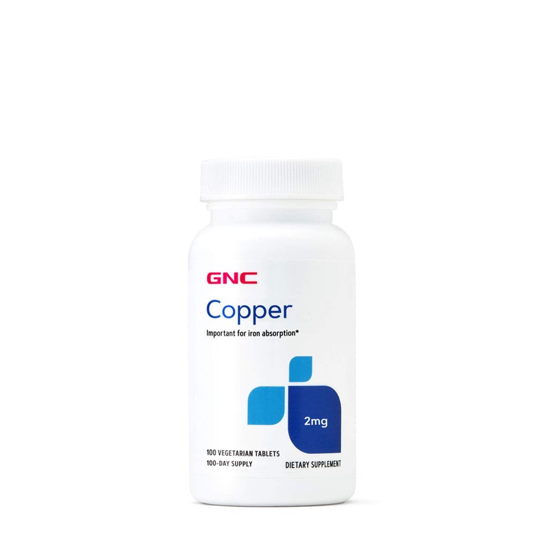 GNC Copper 2mg, Important for Iron Absorption, 100 Count - Image 5