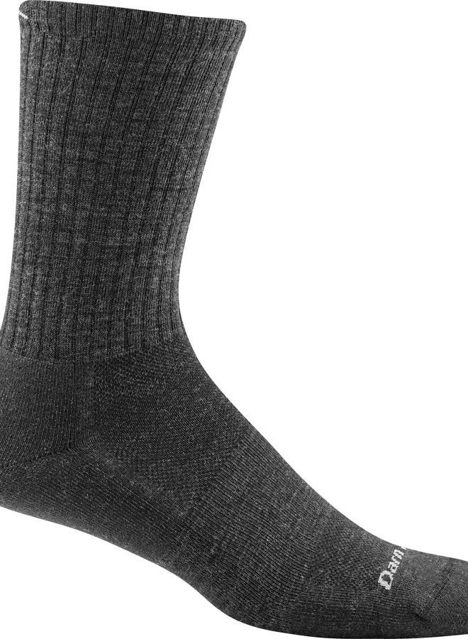 Darn Tough Standard Light Cushion Crew Socks - Men's Charcoal X-Large - Image 1