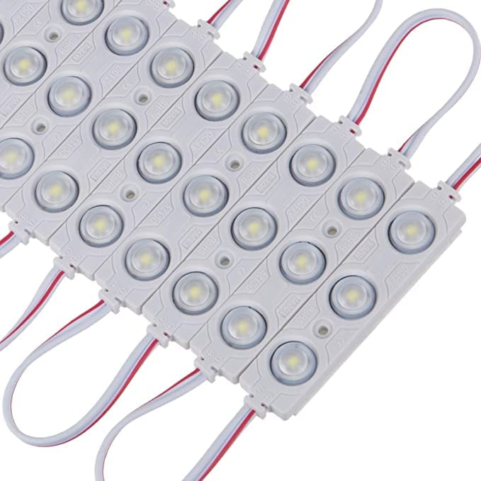 Q QINGCHEN LED Module DC12V Cool White 10000K 1.32W Module Strip Light for Letter Advertising Signs with Tape Adhesive Backside (200 PCS Pack) - Image 3