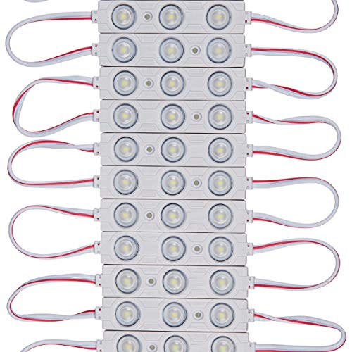 Q QINGCHEN LED Module DC12V Cool White 10000K 1.32W Module Strip Light for Letter Advertising Signs with Tape Adhesive Backside (200 PCS Pack) - Image 1