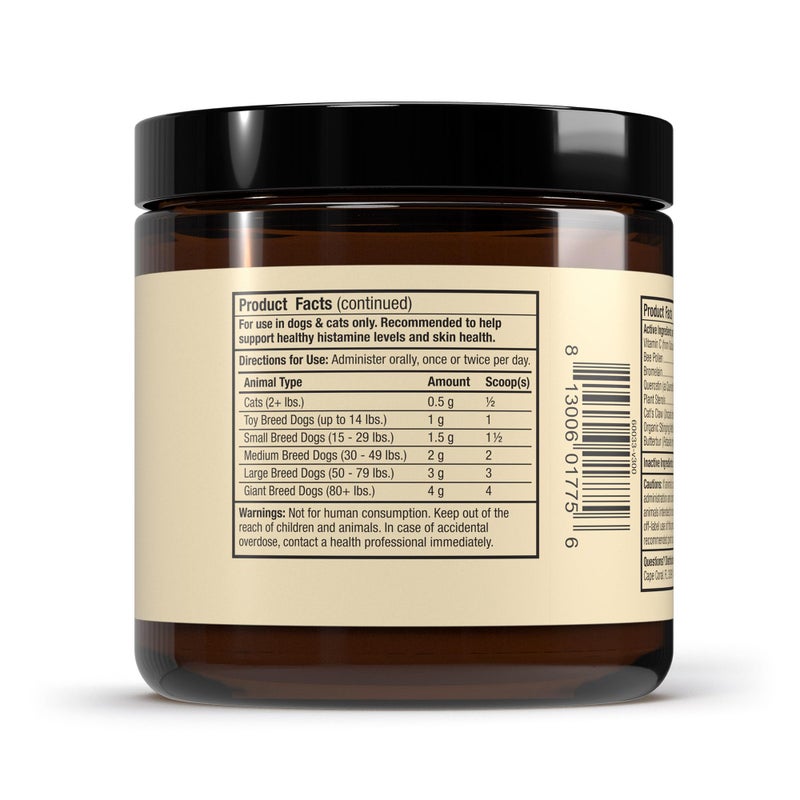 Dr. Mercola Bark & Whiskers Seasonal Support, 3.17 Oz. (90 g), 90 Scoops, Antioxidant and Immune Support, Veterinarian Formulated, Non-GMO, Dr. Mercola - Image 3