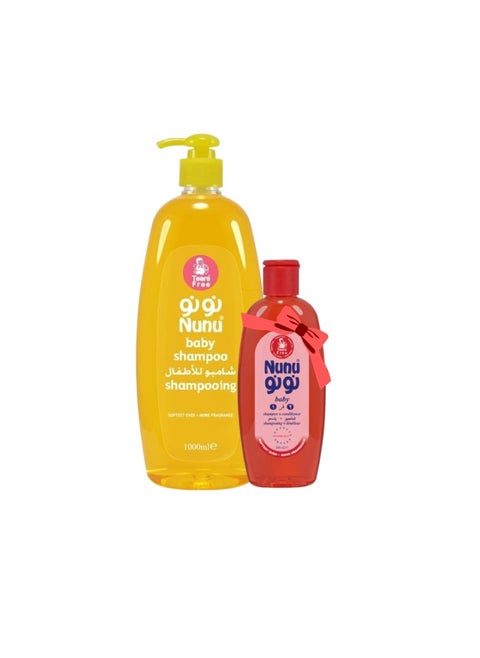 Nunu Shampoo 1L + Shampoo Plus 200ml