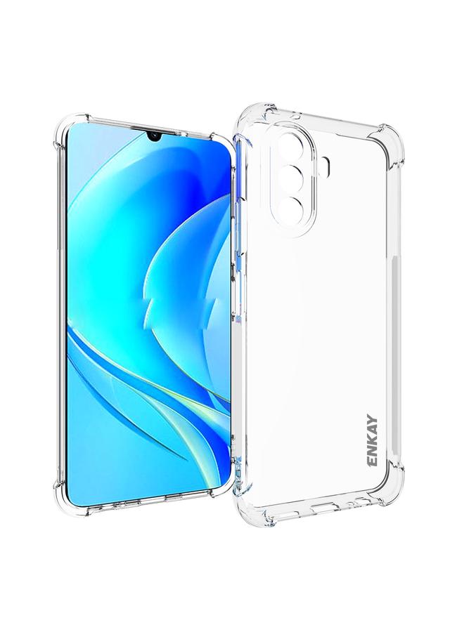 ENKAY Case For Huawei Enjoy 50 4G / Nova Y70 Plus 4G Global Clear TPU Shockproof Phone Case - Image 1